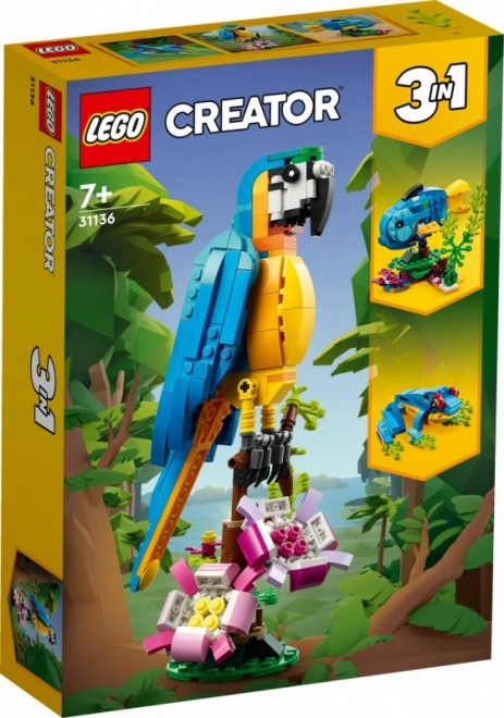 LEGO Creator 3w1 31136 Egzotyczna Papuga