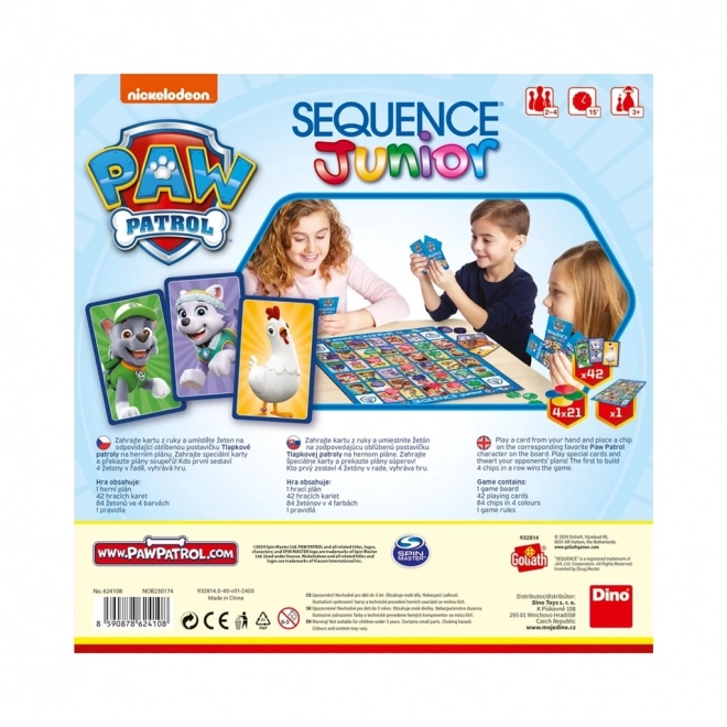 SEQUENCE JUNIOR PSI PATROL GRA DLA DZIECI