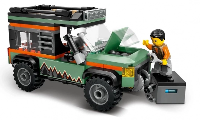 Lego City terenowe auto ciężarowe 4x4 w górach
