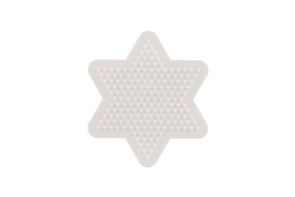 Podkładka do zaprasowywania koralików Hama MIDI - gwiazda, serce plastik 2 szt. w woreczku 9x9cm