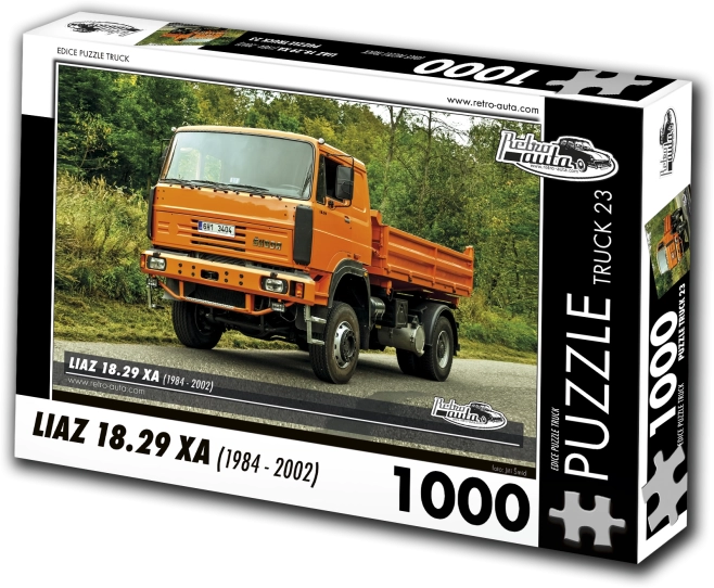 Puzzle RETRO-AUTA ŠKODA LIAZ 18.29 XA (1994–2002) – 1000 elementów