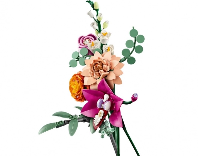 Lego Botanical piękny bukiet różowych kwiatów