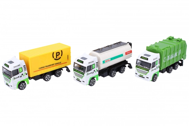 Auto ciężarowe metalowe 12 cm