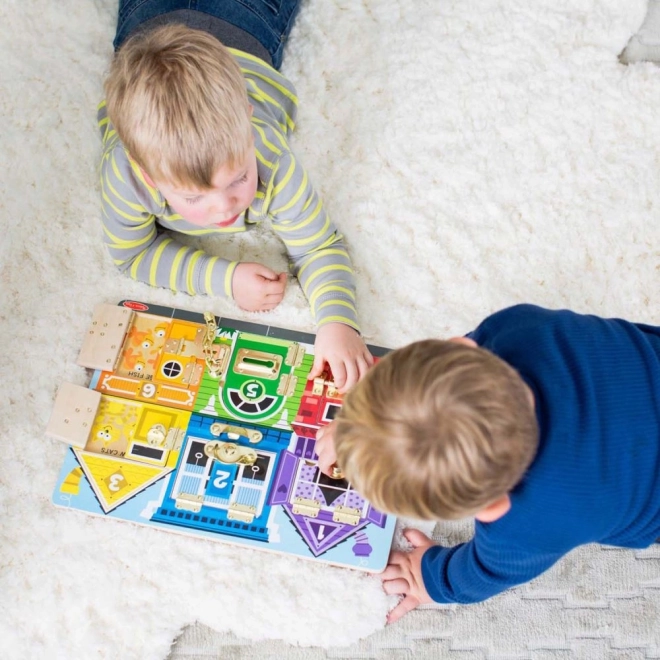 Zamki i tablica bezpieczeństwa Melissa and Doug