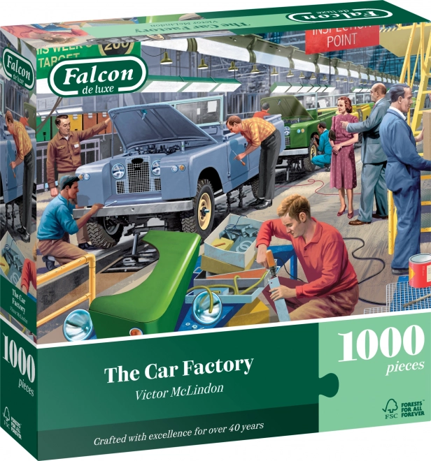 Puzzle Fabryka samochodów 1000 elementów