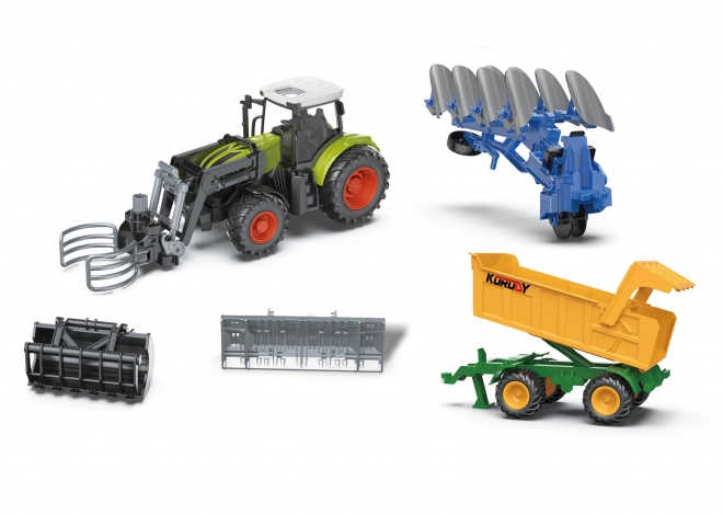 Traktor Ładowarka z Efektami i Akcesoriami 29 cm