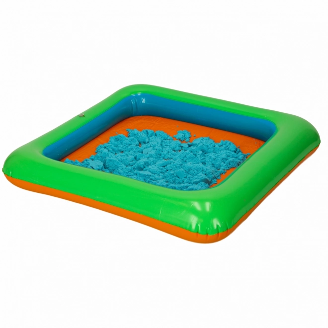 Piasek kinetyczny w pudełku 1 kg piaskownica - 27 elementów