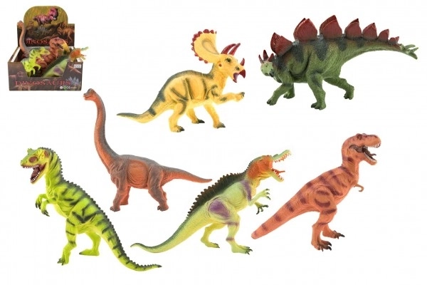 Dinozaurus 25-32cm plastik 6 rodzajów