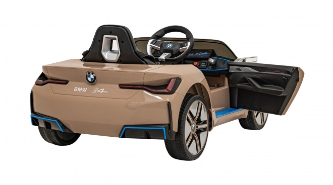 Samochód dziecięcy na baterię BMW i4 – Złoty