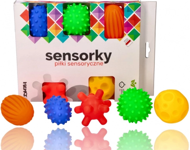 Sensoryczne piłeczki Sensorky – zestaw 5 szt.