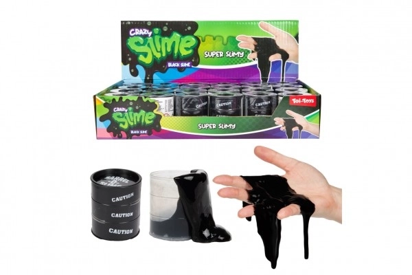 Sliz - masa w beczułce 5cm czarna 24 sztuki w pudełku