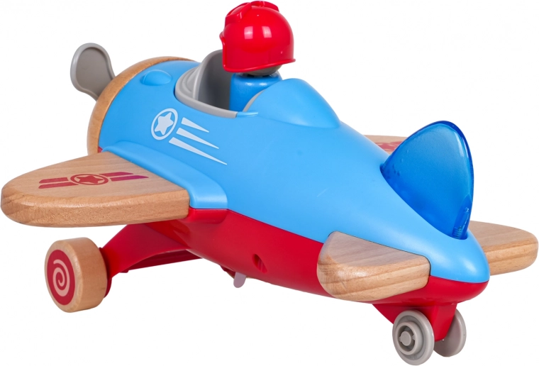 Pchaj i jedź z obracającym się śmigłem