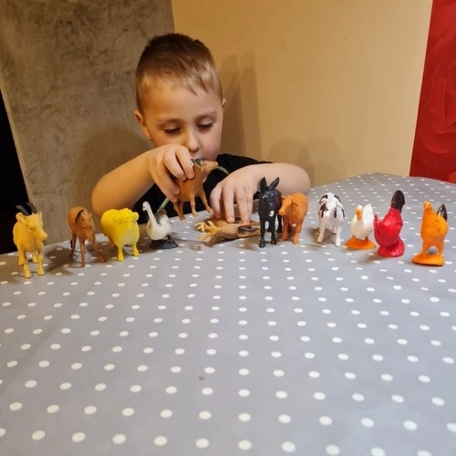 Zwierzęta na farmie - zestaw figurek 12 szt.