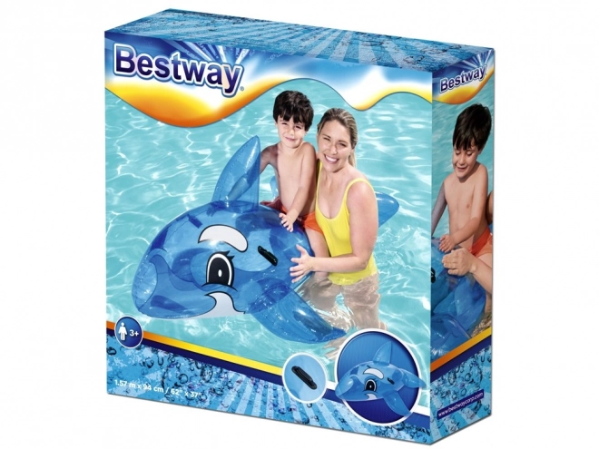 Bestway Dziecięcy dmuchany delfin do wody – Niebieska
