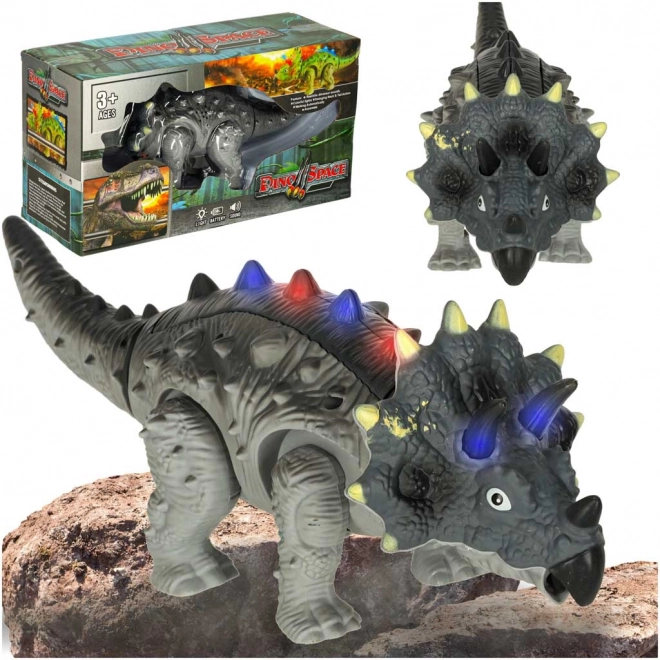 Interaktywny dinozaur Triceratops na baterie