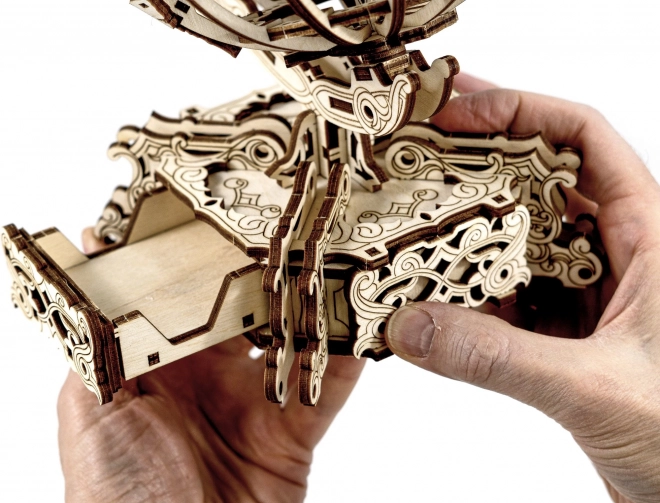 Drewniane Miasto 3D puzzle Globus 231 elementów