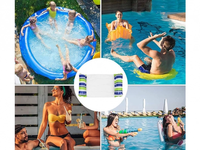 Nadmuchiwana wodna siatka hamakowa do basenu i na plażę