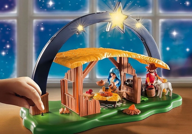 Playmobil Szopka Bożonarodzeniowa z oświetleniem