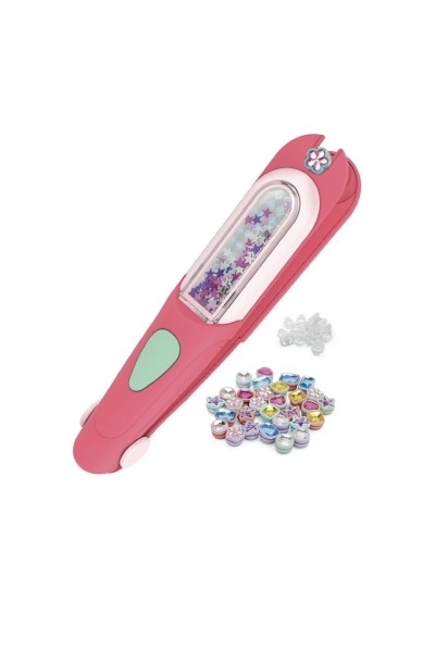 Błyszczące diamenty do włosów z aplikatorem plastik 18x4cm z dodatkami w pudełku 22x12x5,5cm