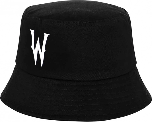 dziecięcy kapelusz bucket WEDNESDAY, czarny