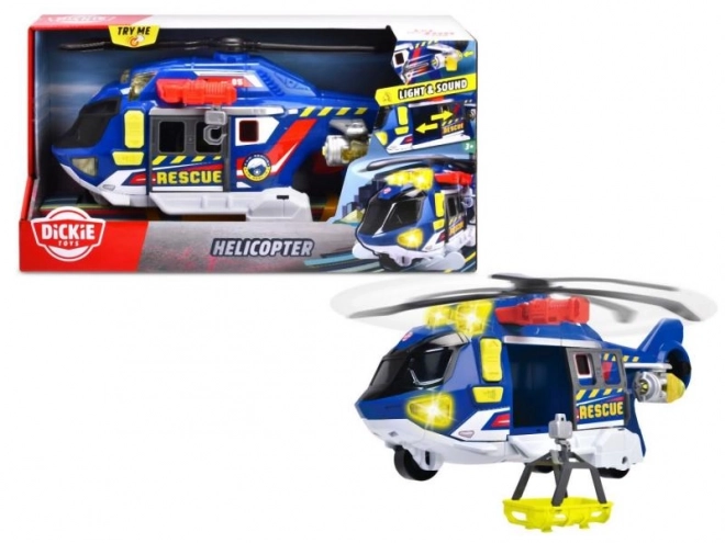 Helikopter ratunkowy 39 cm, światło, dźwięk