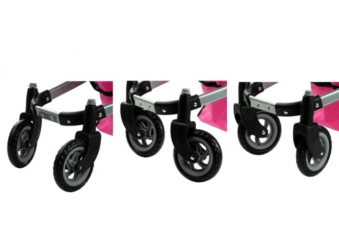Wózek dla lalek Alice 2 w 1 Bouncer, wózek 2 w 1