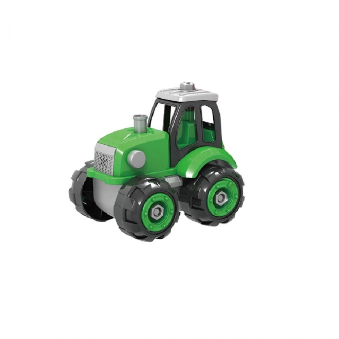 Traktor do skręcania z przyczepą