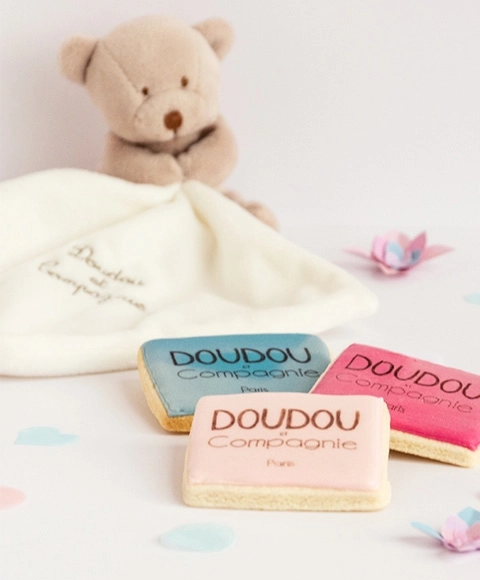 Doudou Zestaw prezentowy - misio z przytulanką 10 cm