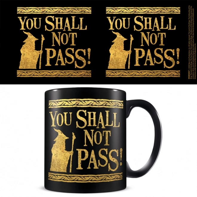 Kubek Władca Pierścieni z napisem You Shall Not Pass 315ml