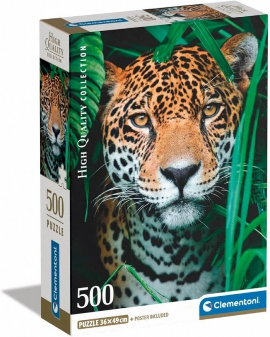 Puzzle 500 elementów Jaguar w dżungli