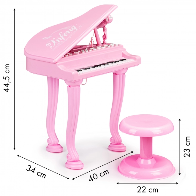 Klawiszowa klawiatura pianino z mikrofonem mp3