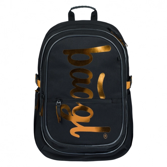 BAAGL Szkolny plecak Core Metallic Bronze