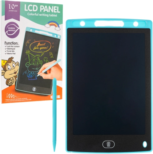 Elektroniczny tablet do rysowania 10" dla dzieci i dorosłych – Niebieski