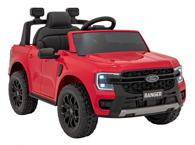 Dziecięcy elektryczny samochodzik Ford Ranger czerwony