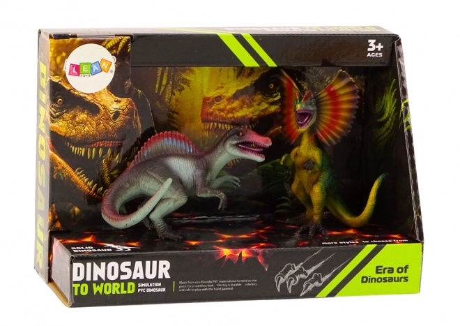 Figurki dinozaurów Spinosaurus Dilophosaurus Zestaw 2el