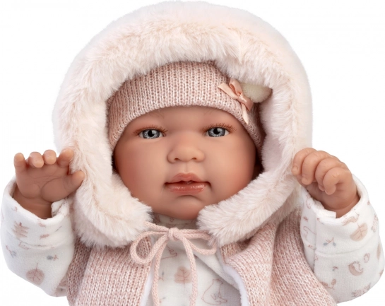 Llorens New Born realistyczna lalka niemowlęca z dźwiękami