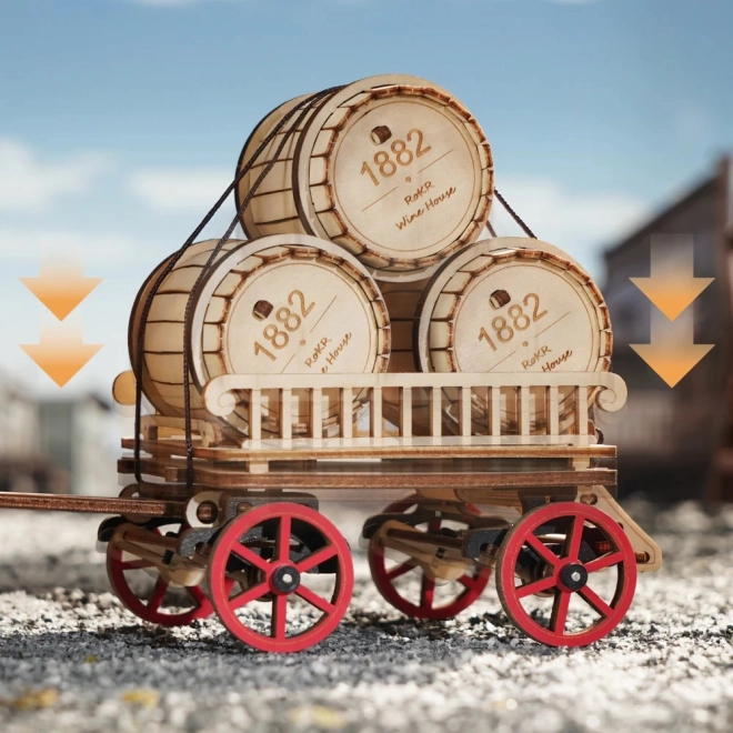 RoboTime 3D mechaniczna układanka Maszyna parowa