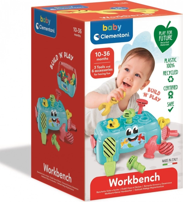 CLEMENTONI BABY Mały warsztat z narzędziami (Play For Future)