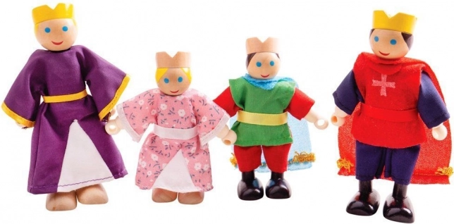 Bigjigs Toys drewniane figurki królewska rodzina