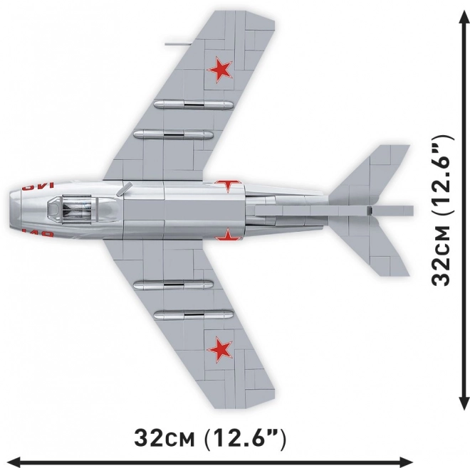 COBI 2416 Wojna Koreańska MIG-15 FAGOT, 1:32, 504 k, 1 f