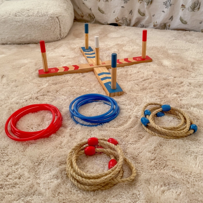 Drewniana gra Ring Cross od Tooky Toy