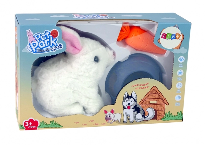 Interaktywny króliczek Bunny Rabbit White Carrot Bowl Mascot