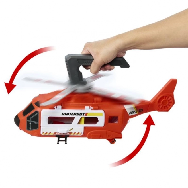 Ratunkowy helikopter z pudełka Matchbox