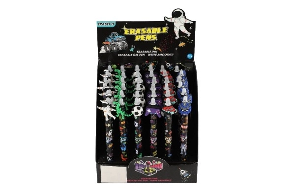 Długopis / pióro wymazywalne Best games 15cm plastik 6 rodzajów 36 sztuk w pudełku