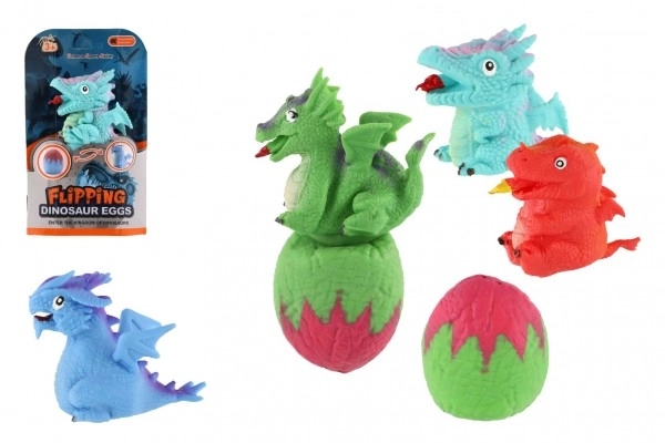 Dinozaur zmieniający się z jajkiem 15 cm