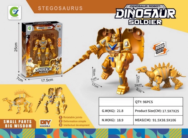 Robot dinozaur 17x7x16 cm