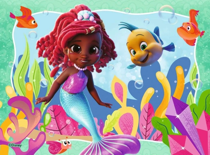 Puzzle 4w1 ARIEL od RAVENSBURGER (12–24 elementów)