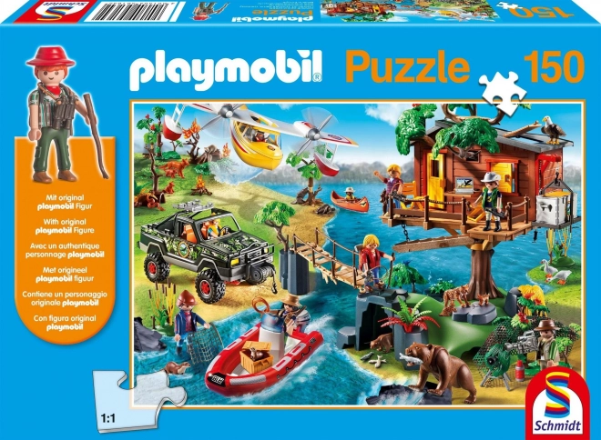 SCHMIDT Puzzle Playmobil Domek na drzewie 150 elementów