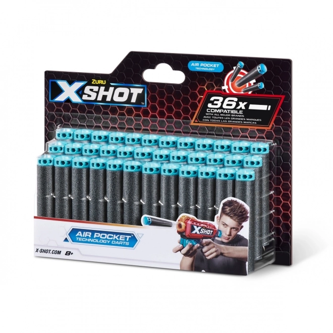 Zapasowe naboje piankowe X-Shot Air Pocket Technology, 36 szt.