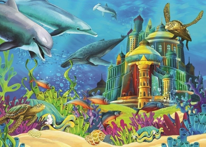 Puzzle Podwodny zamek 150 elementów ART PUZZLE